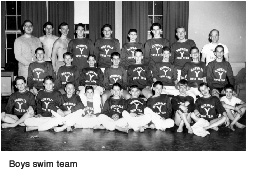 Boys swim team