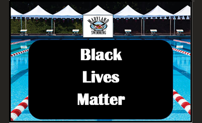 Black Lives Matter and MD Swimming logo