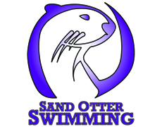 Sand Otter Swimming