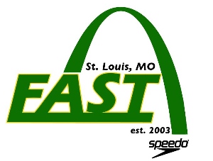 Flyers Aquatic Swim Team Logo with St. Louis Arch